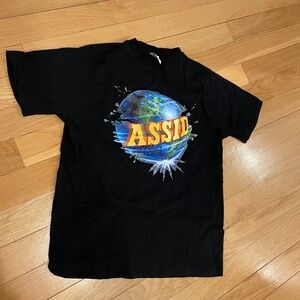 ASSID Brand World Black T-shirt, unworn